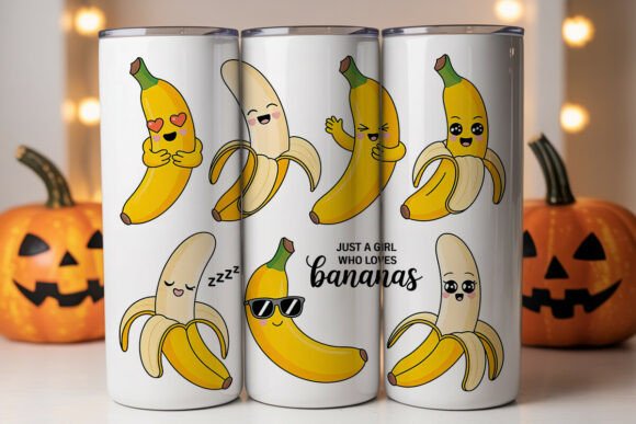 Banana Lover Tumbler Wraps Graphics Review
