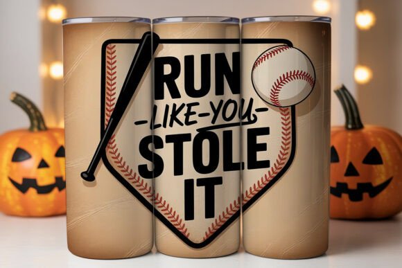 Baseball Run Graphics for Tumbler Wraps Review