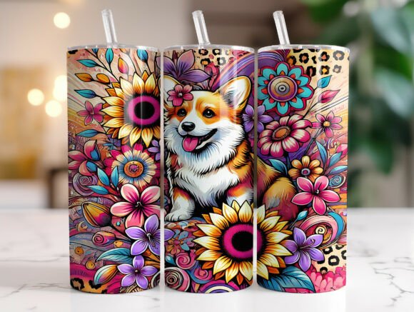Corgi Tumbler Wraps Graphics Review for Real Design Work
