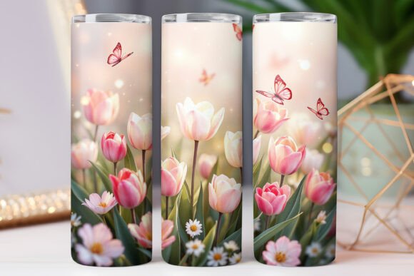 Flower Pattern Tumbler Wraps Graphics Review