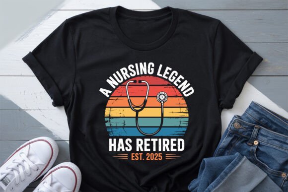 Funny Retired Nurse 2025 SVG: T-Shirt Design & Graphics Review