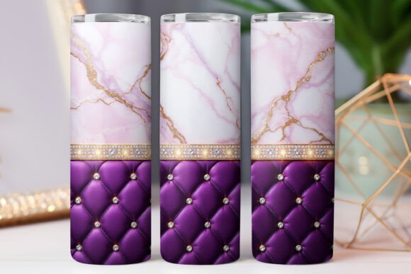 Luxury Marble Tumbler Wraps & Graphics 20oz