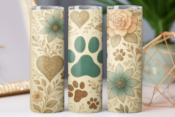 Paw Print Animal Tumbler Wrap Graphics Review