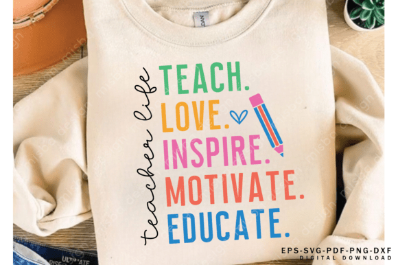 Teacher Life SVG: Retro Teacher Graphics for T-Shirt Designs