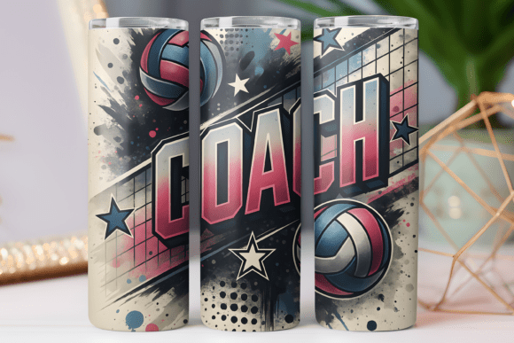Volleyball Tumbler Wraps Graphics Review